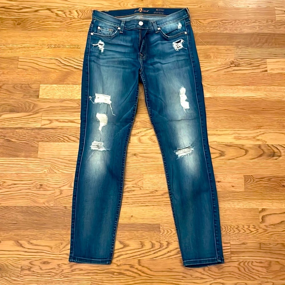 7 For All Mankind - The Ankle Skinny Jeana